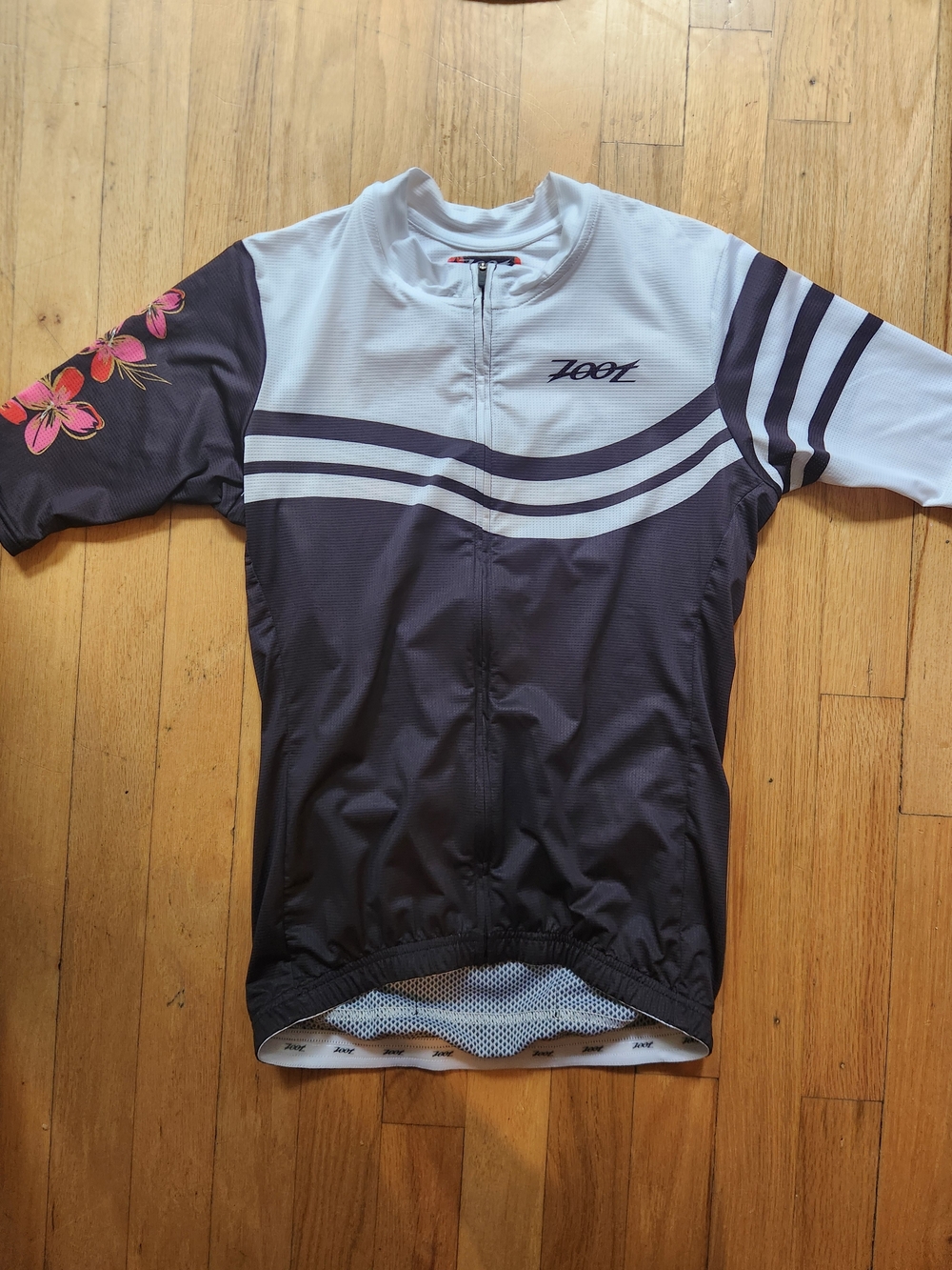 Zoot Europe Women's Cycle Aero Cycling Jersey Waikoloa Biking Full Zip, Medium